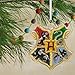 Hallmark Harry Potter Hogwarts Crest Christmas Ornament, Blown Glass