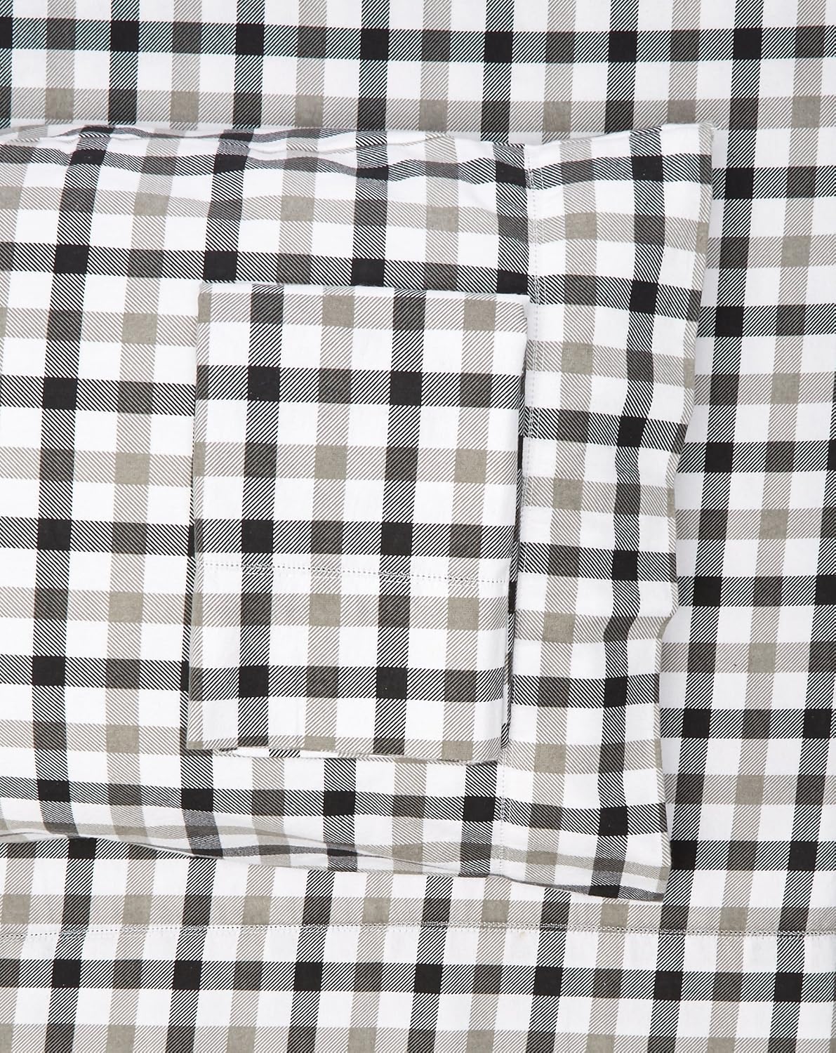 Tribeca Living DBPL200EDSSTW 200-GSM Micro Plaid Printed Flannel Sheet Set, Twin, Multicolor