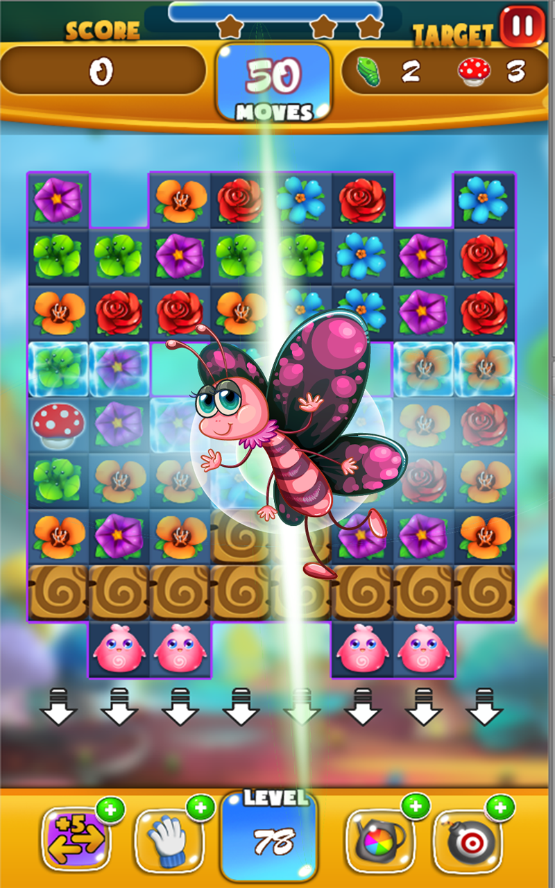 Blossom Flower Match 3 Puzzle Game Free App on Amazon Appstore