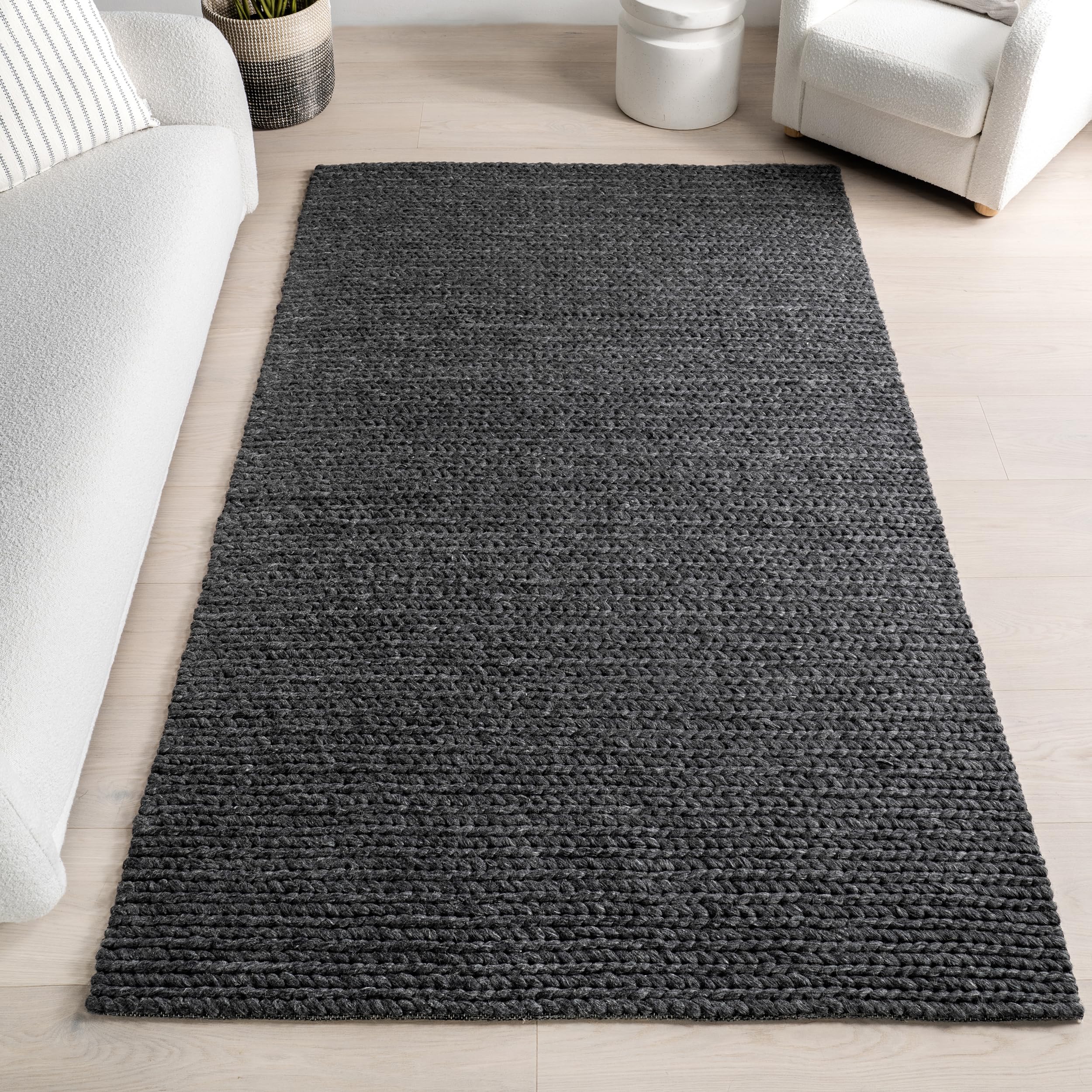 nuLOOM Penelope Hand-Braided Wool Rug