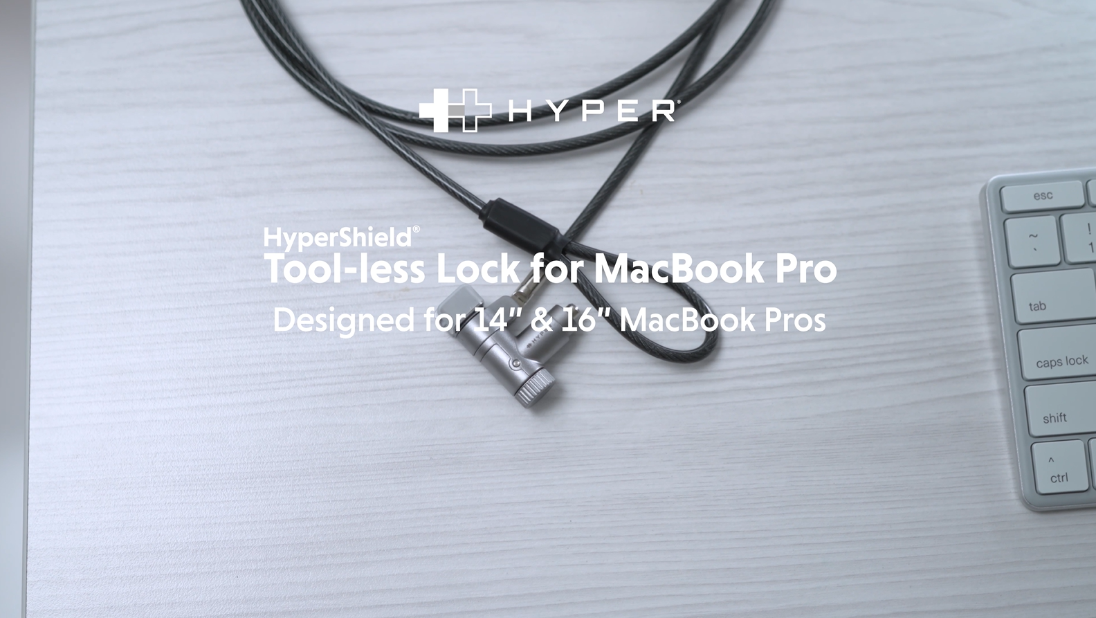 Amazon.com: HyperShield MacBook Pro Cable Laptop Lock — Tool-Free
