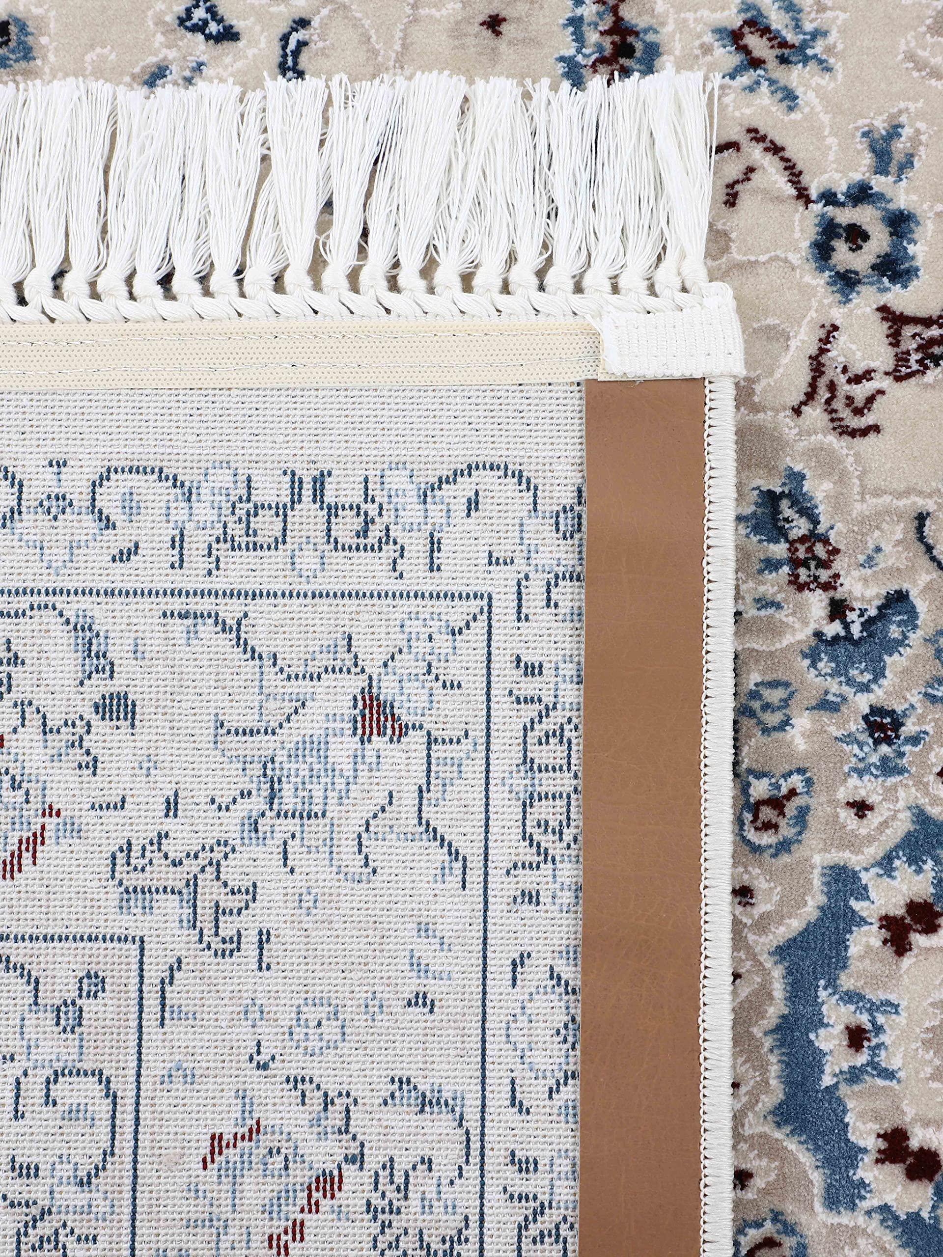 carpetfine Tappeto Orientale Nain Diane Beige 140x200 cm | Traditional Tappeto per soggiorno e camera da letto