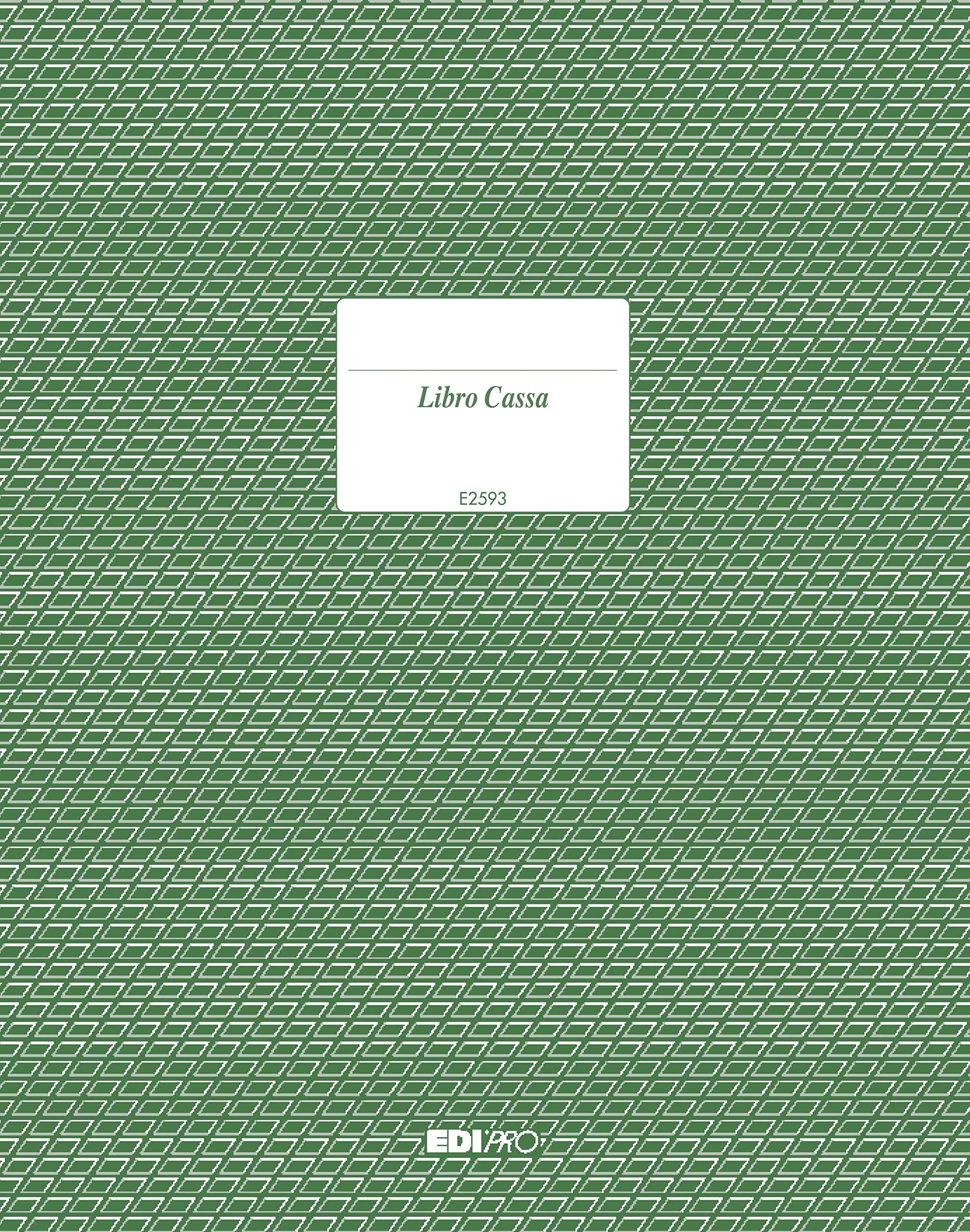 Edipro E2593 Book Cashier 96 Pages F.to 21.5 x 30