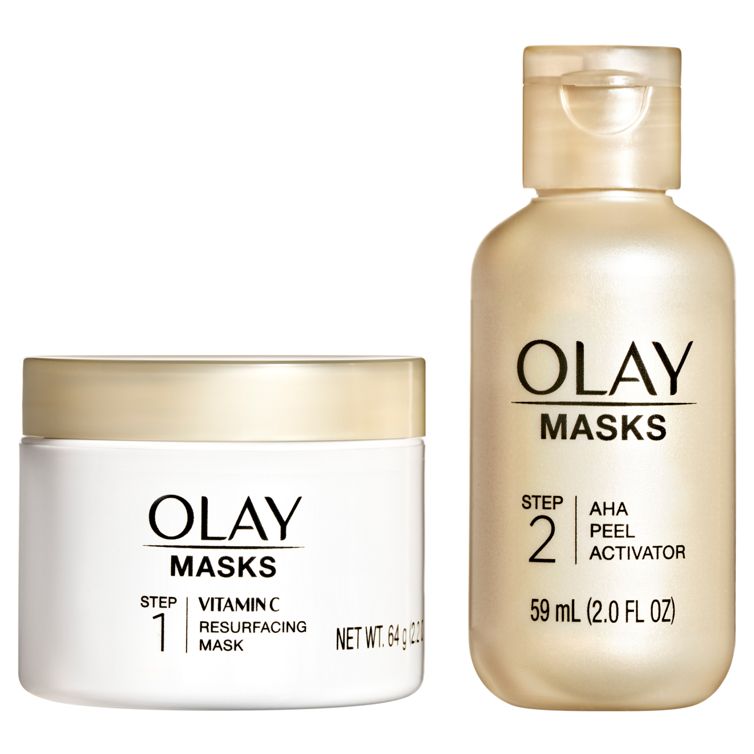 Olay Vitamin C Face Mask Kit, Exfoliator Kit with Mask, Silica