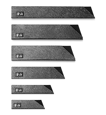 Cangshan 61741 6-Piece Knife Edge Guard Set, Black