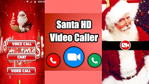 Real Live Video Santa Claus - Call Free Fake Phone Call Games For Kids 2022