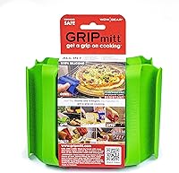 Vista 10 de Juego de 2 guantes de cocina de silicona (pequeño/mediano, negro)