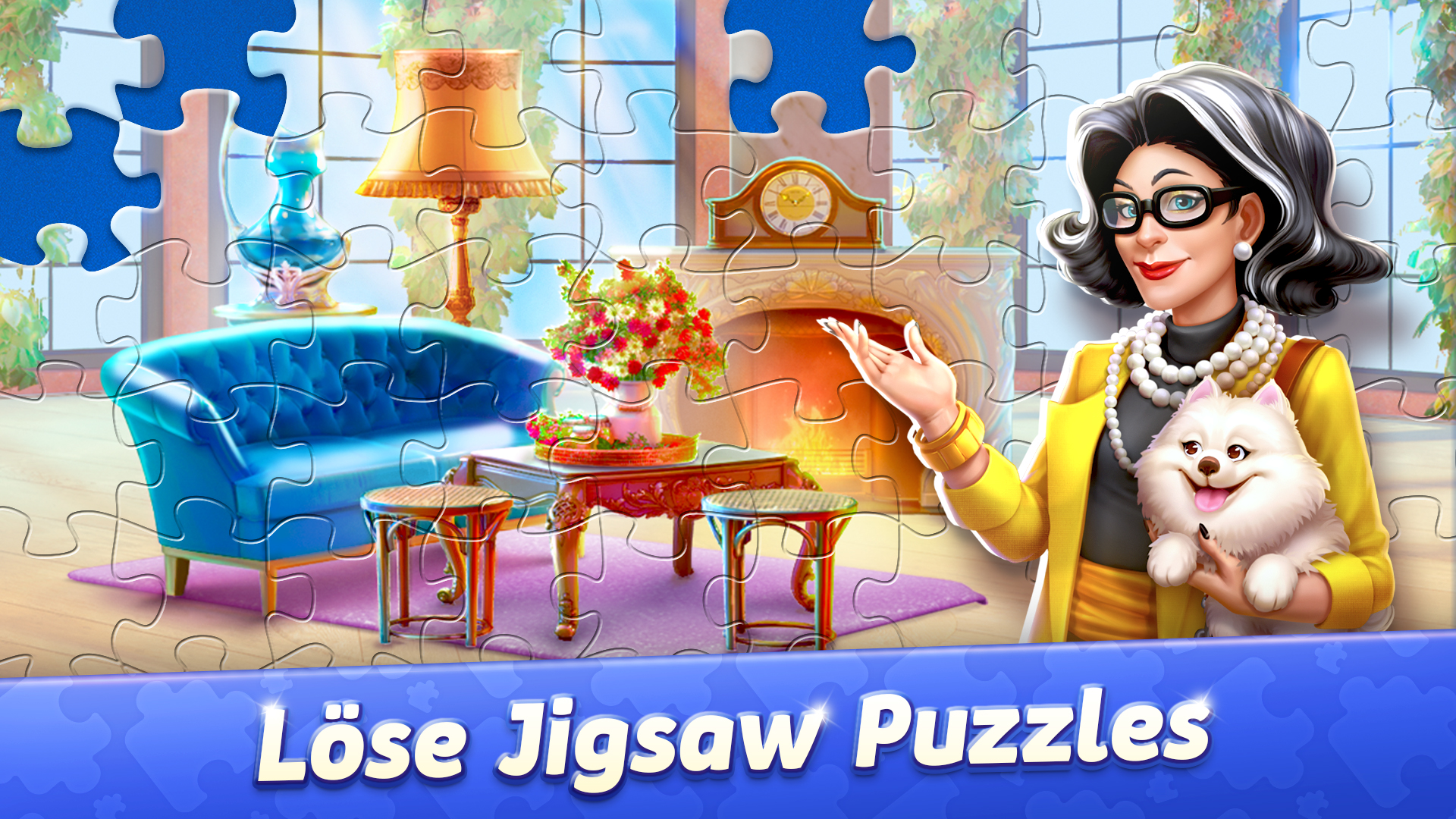Jigsaw Puzzle Villa – Wohndesign und Rätsel. Kostenloses HD-Puzzlespiel