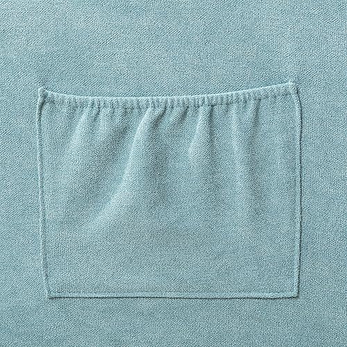 Miniatura 8 de SEALAMB Mecedora para guardería con bolsillo lateral, silla mecedora para guardería, sillón con respaldo alto, silla cómoda para sala de estar y