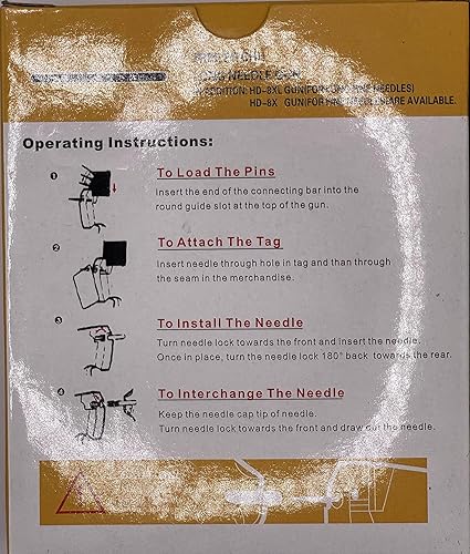 Miniatura 3 de Etiqueta de etiquetado de precio estándar Pistola 2000 Mix Barb (1", 2" 3") 1 aguja