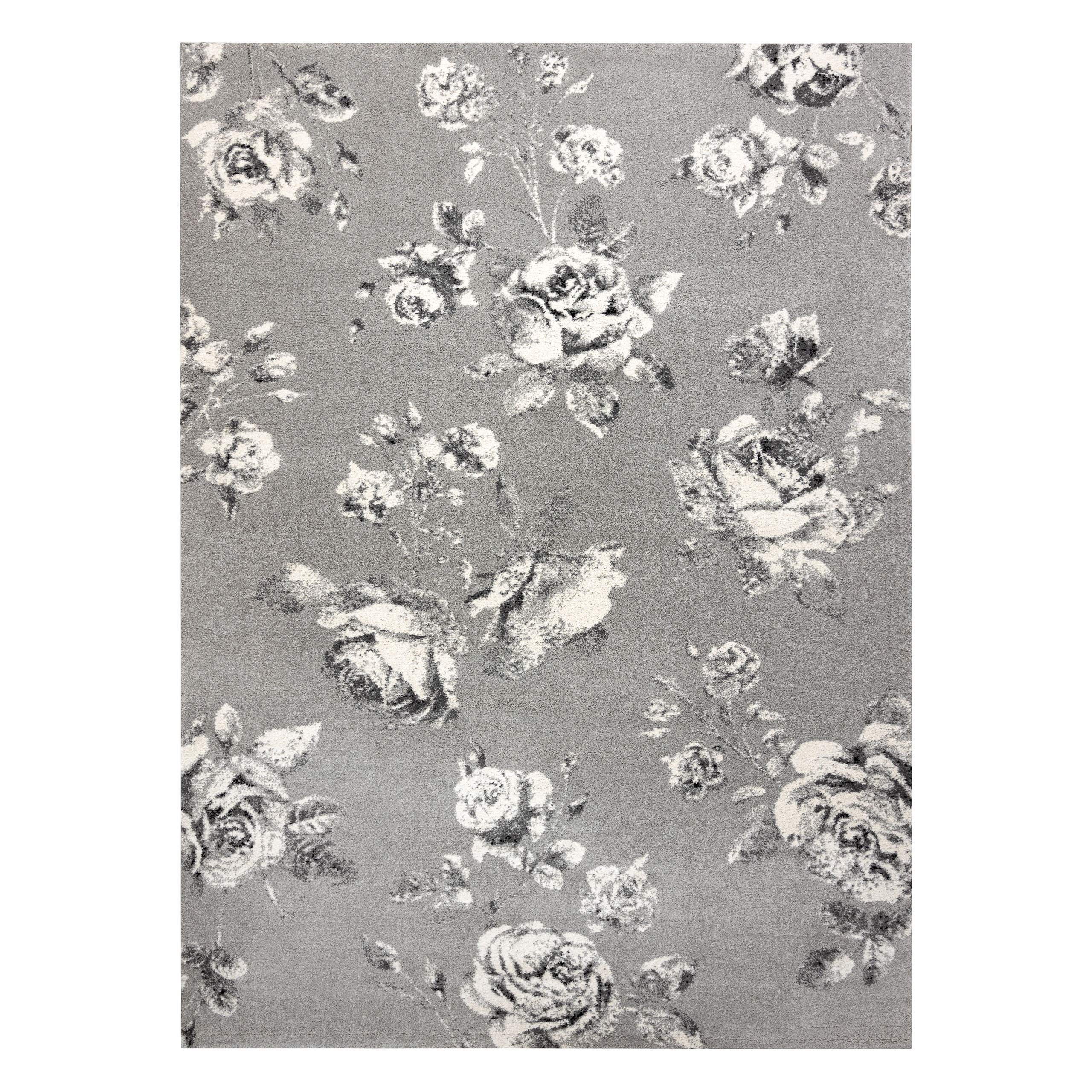 Tapis GNAB de haute qualité moderne à fleurs roses rugsx pour une chambre chic