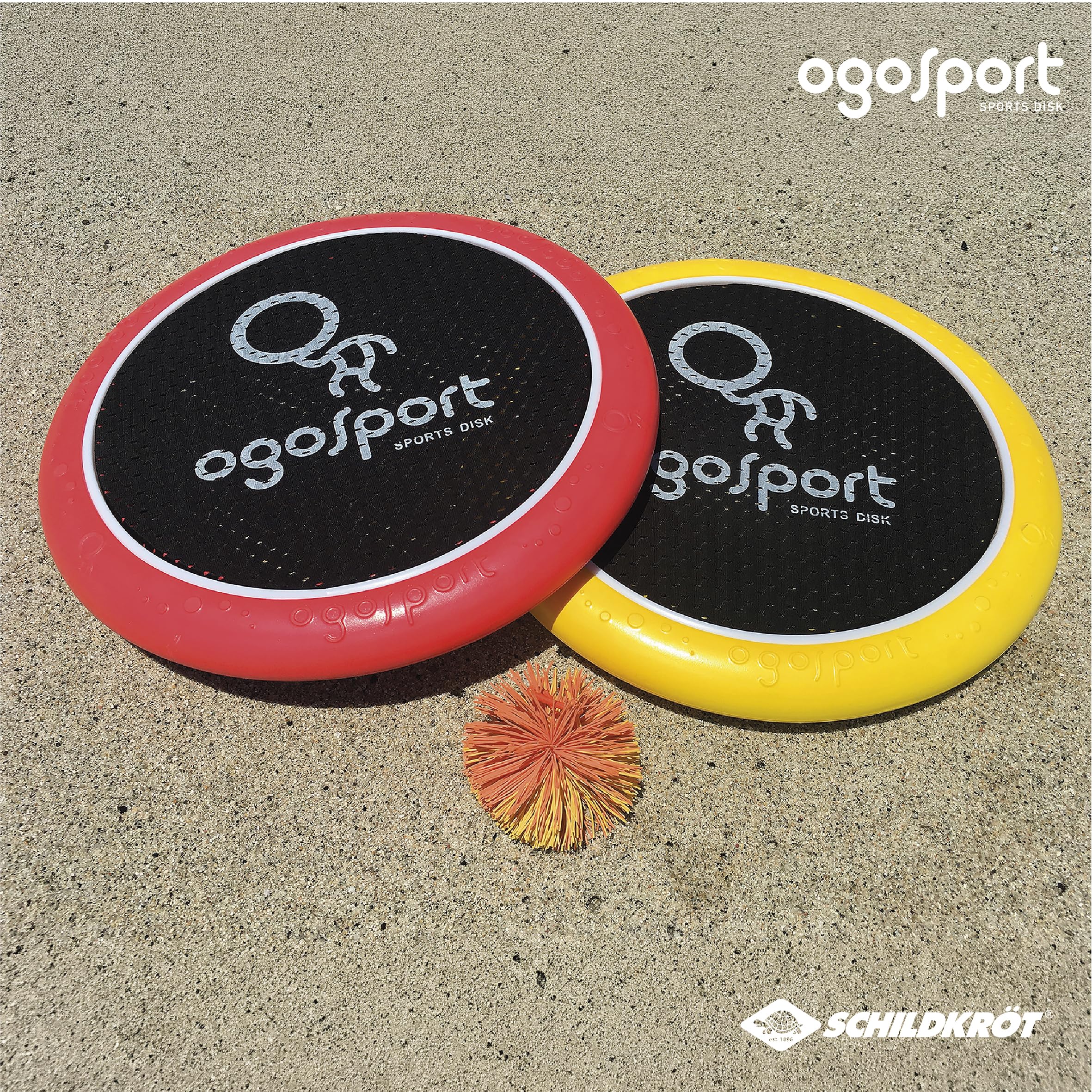 Schildkröt Ogo Sport Set, 2 Ogo Softdiscs Ø29cm, 1 Ball, Standardgrösse, der beliebte Spiel-Klassiker