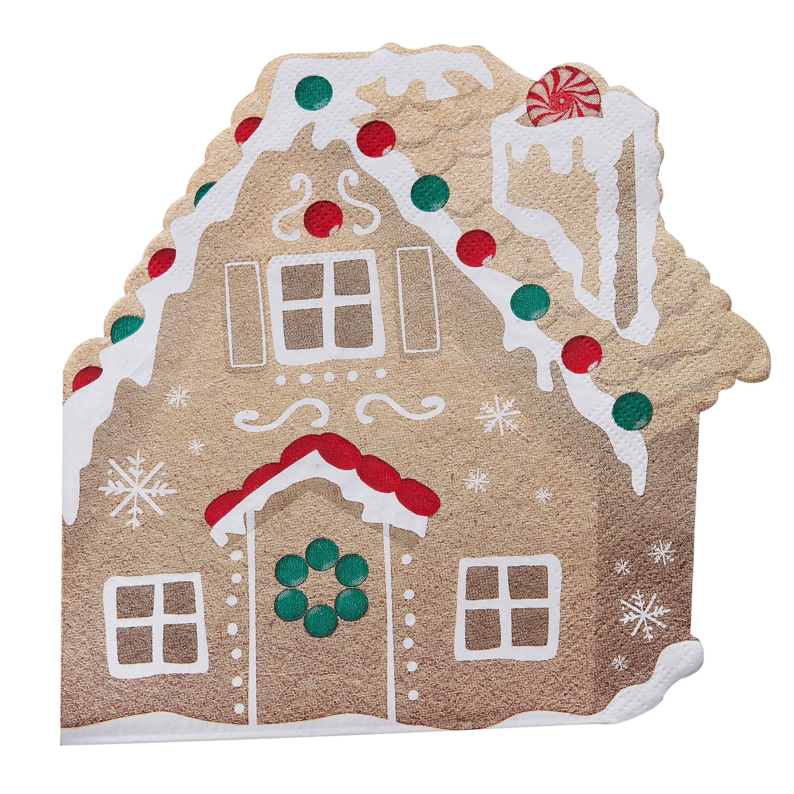 Ginger Ray Papierservietten Let It Snow – 16 Pack, Braun/kraftpapier, Langlebig Und Robust Für Festliche Anlässe