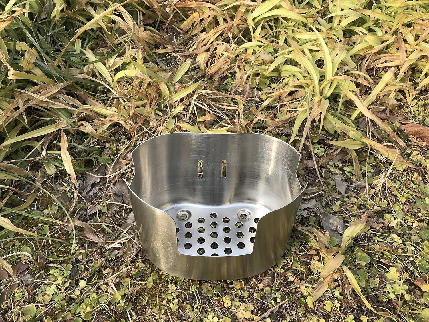 Jolmo Lander G.I. Style Stainless Steel Canteen Cup with Lid & Stove/Stand Set Camping Cooking System