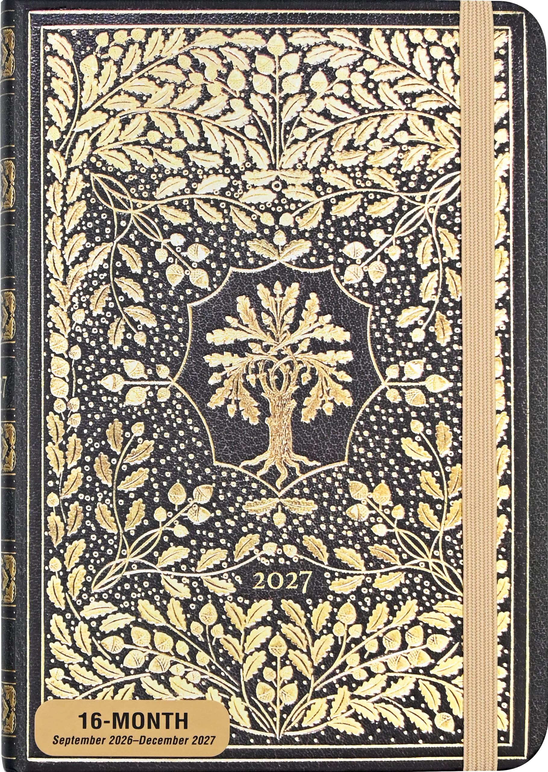 2027 Gilded Tree of Life Weekly Planner (16 months, Sept 2026 to Dec 2027)