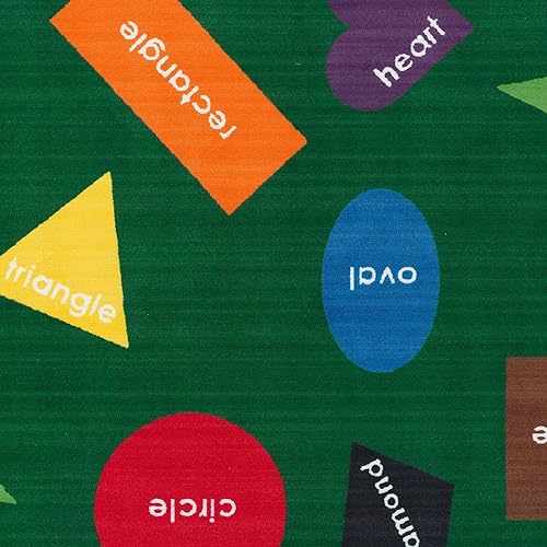 Miniatura 7 de Flagship Carpets Alfombra educativa Simple Shapes para el hogar o la escuela, área de aprendizaje, aula, dormitorio de los niños o sala de juegos, 7