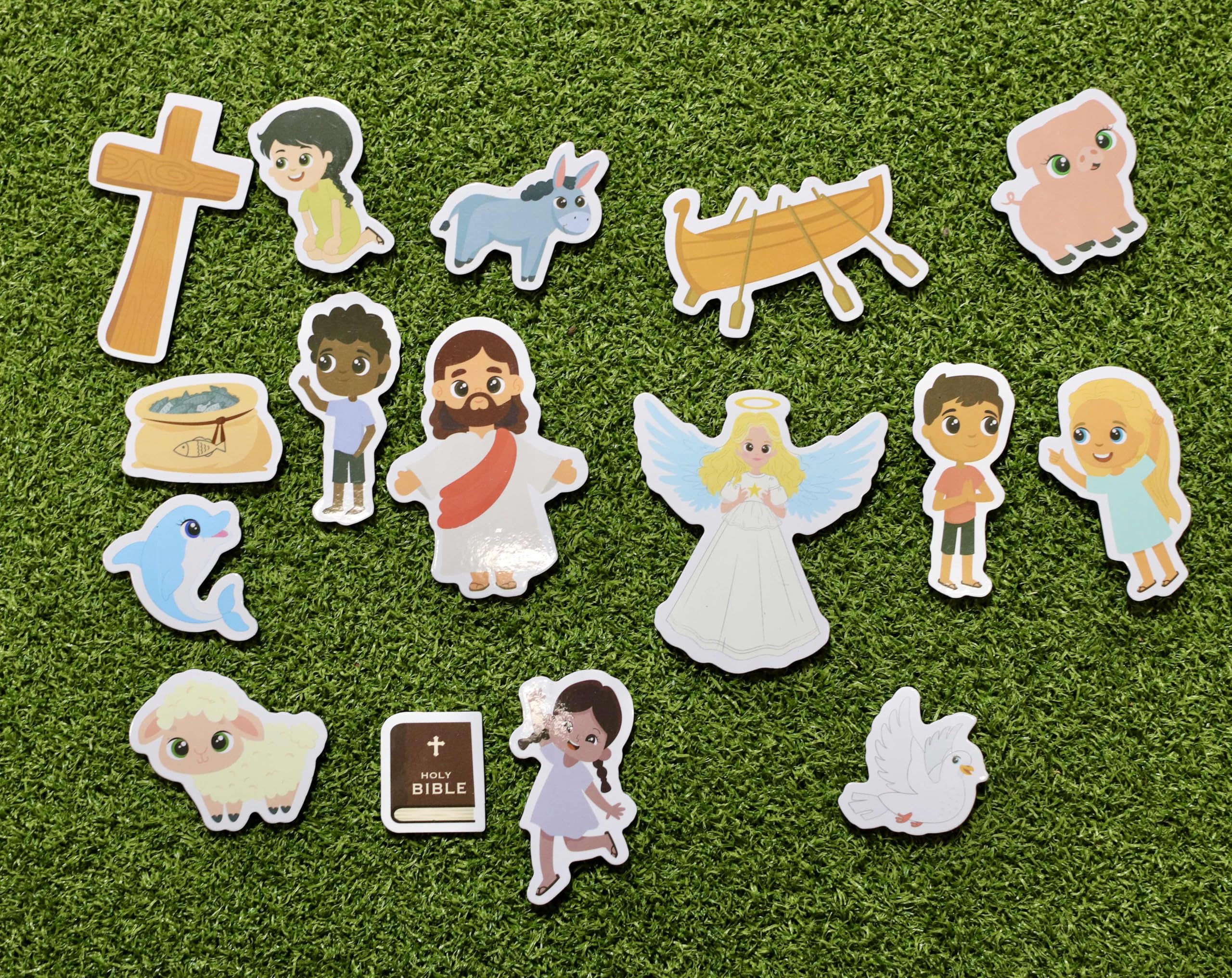 Holy Kids Jesus and Friends - Faith Based Magnet Set is an Interactive and Entertaining Magnetic Play Set Intended to Foster Spiritual Engagement for Children in a Quiet and Relaxed Manner. - Image 3