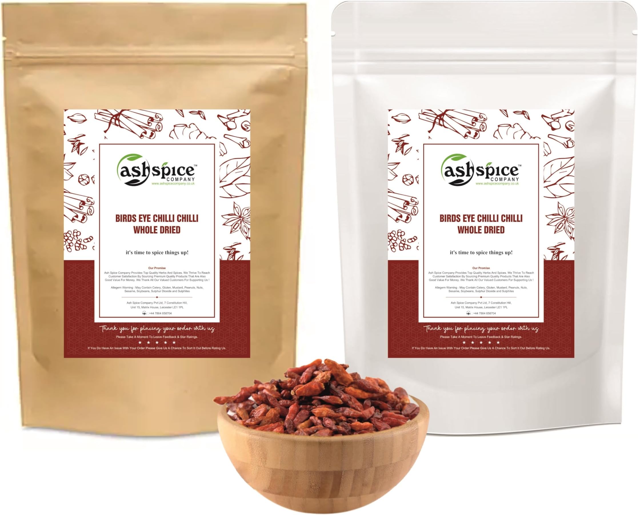 Bird Eye Chilli From Malawi Premium Quality (50g)