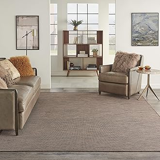 Home Positano Natural 4' x 6' Area Rug - Easy Clean, Non Shedding, Bed Room, Living Room, Dining Room, Kitchen (4' x 6')
