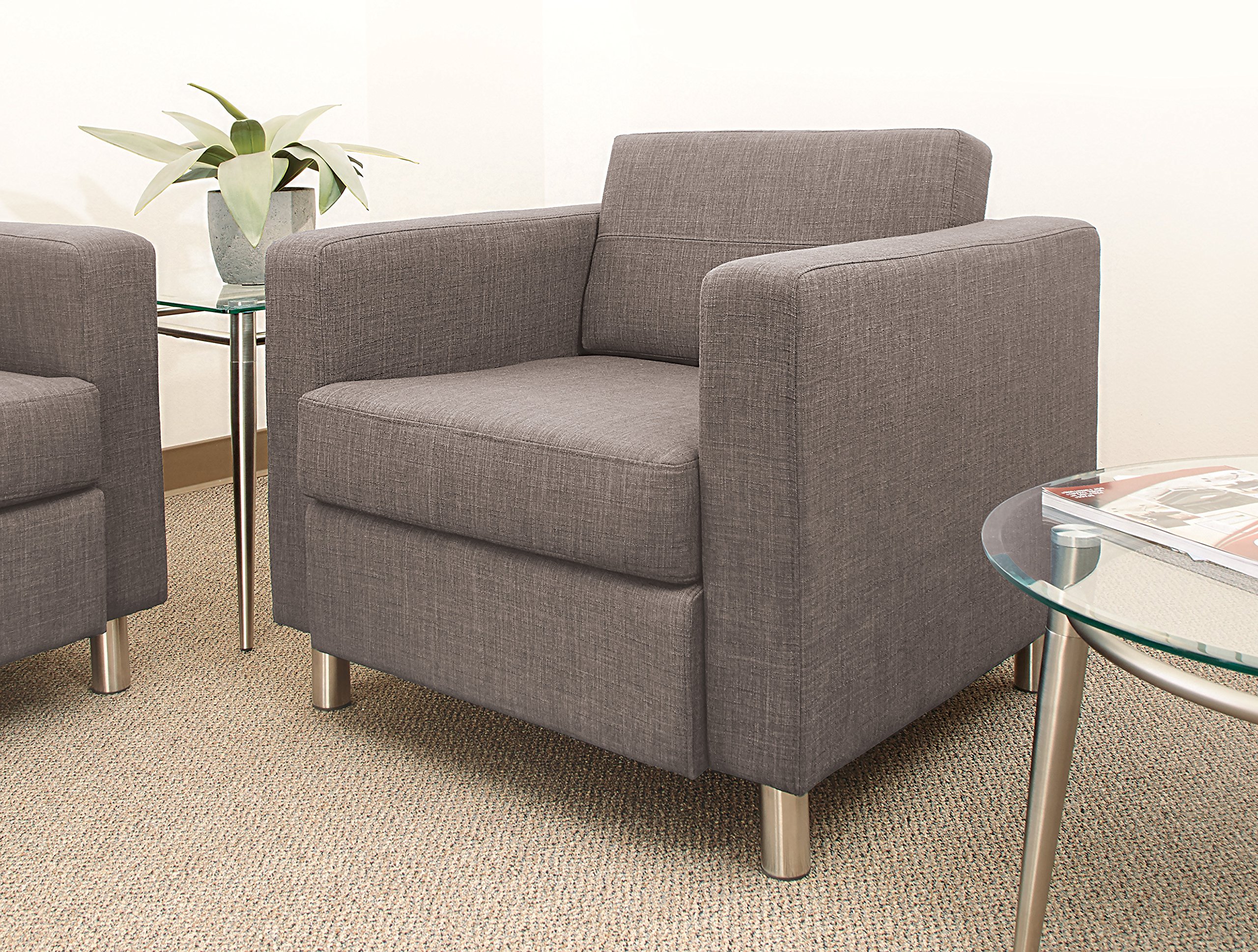 Amazon.com: OSP Home Furnishings Pacific Armchair with Padded Box