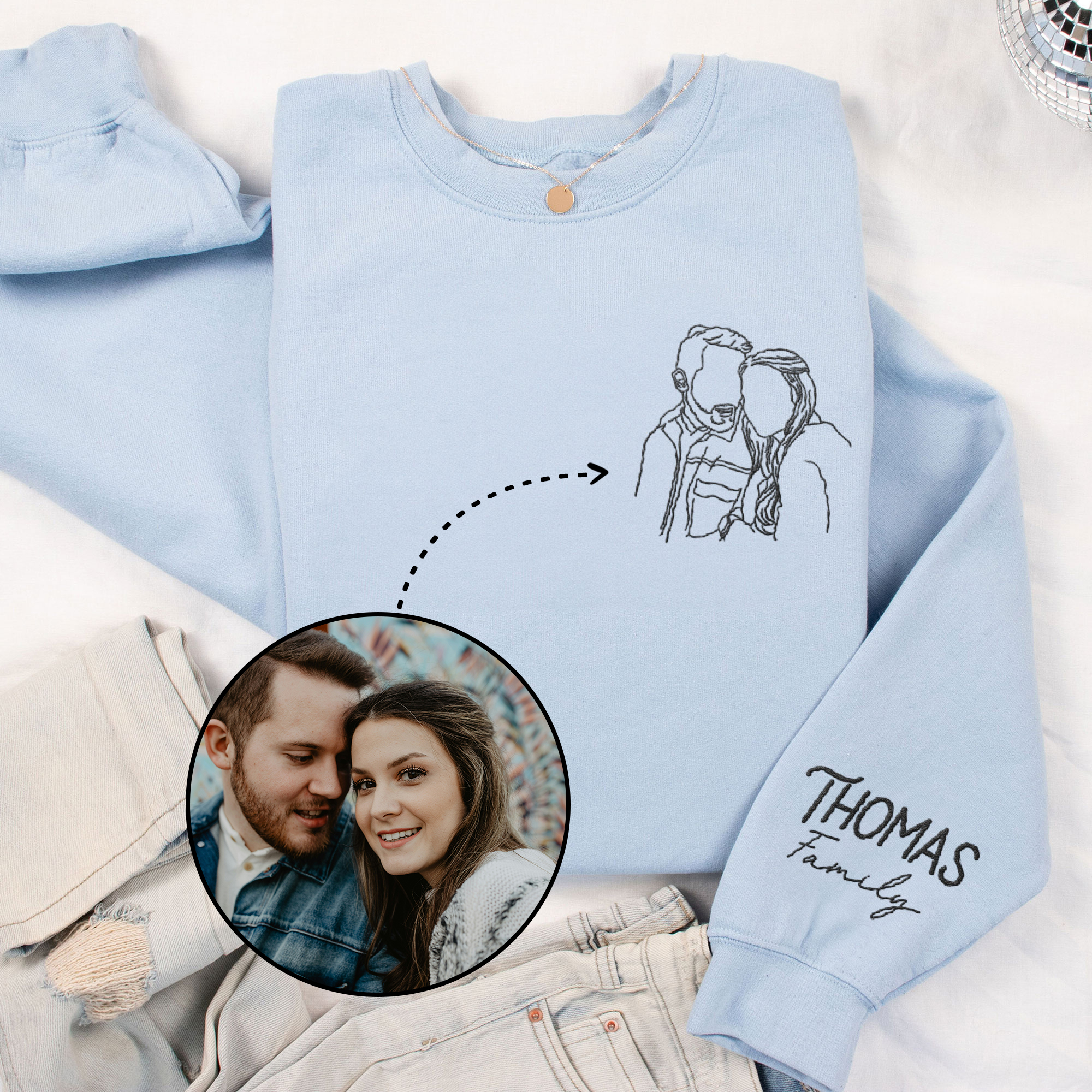 Amazon.com: Intriklo Premium Customized Embroidered Sweatshirt 