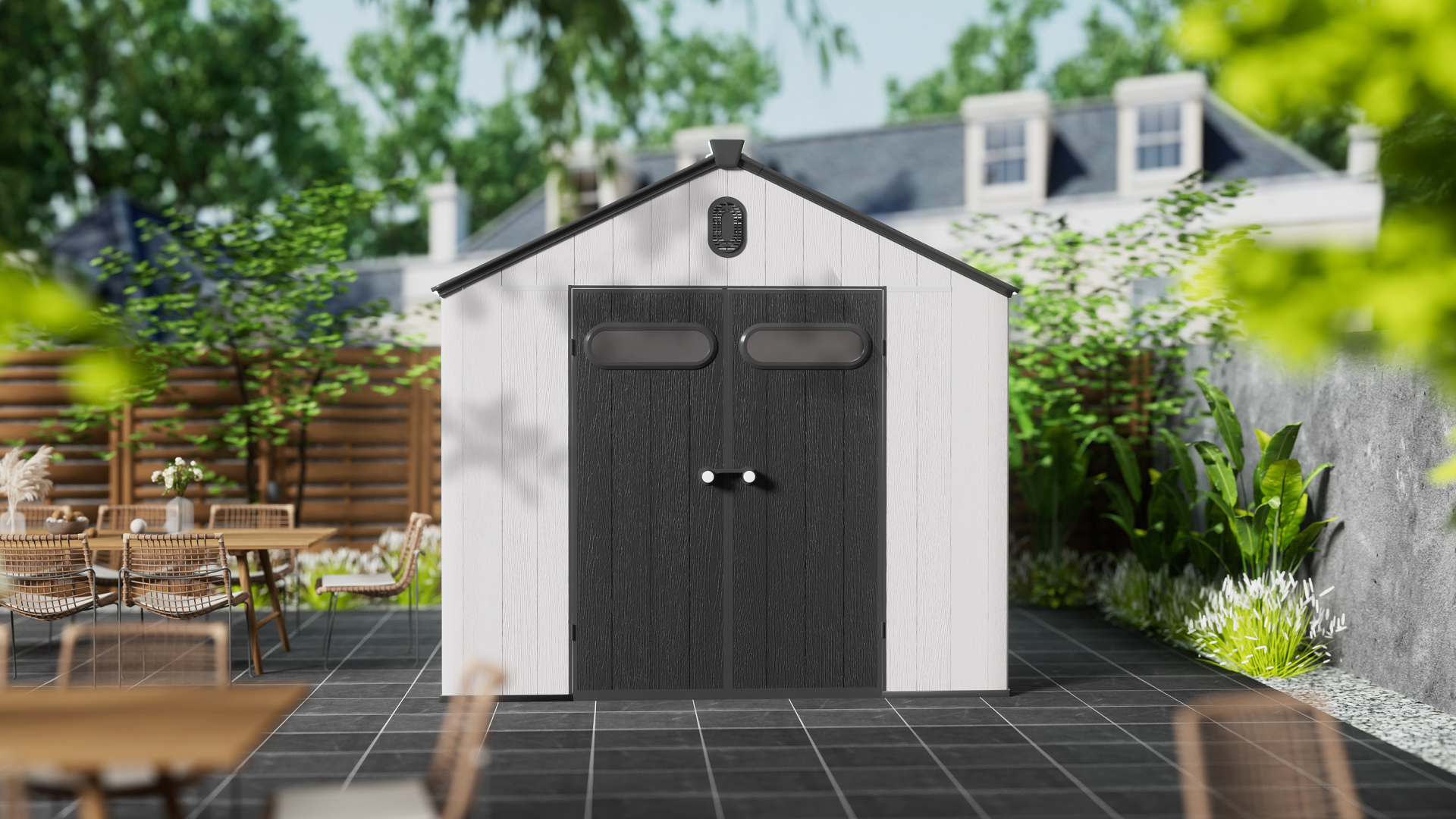 Amazon.com : YITAHOME Resin Storage Structure, 8x10ft Outdoor