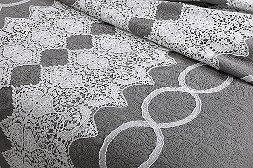 Vista 16 de Conjuntos de edredones con diseño de mariposas Greenland Home, Algodón, Multicolor, King Mariposas,Colorado Lodge,Katy,Felicidad,Medina