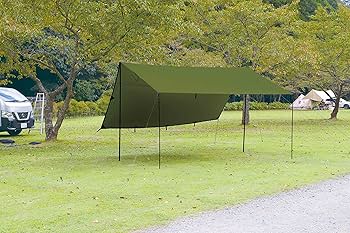 Amazon | OUTDOOR MAN(アウトドアマン）QUADRADO TARP オリーブ