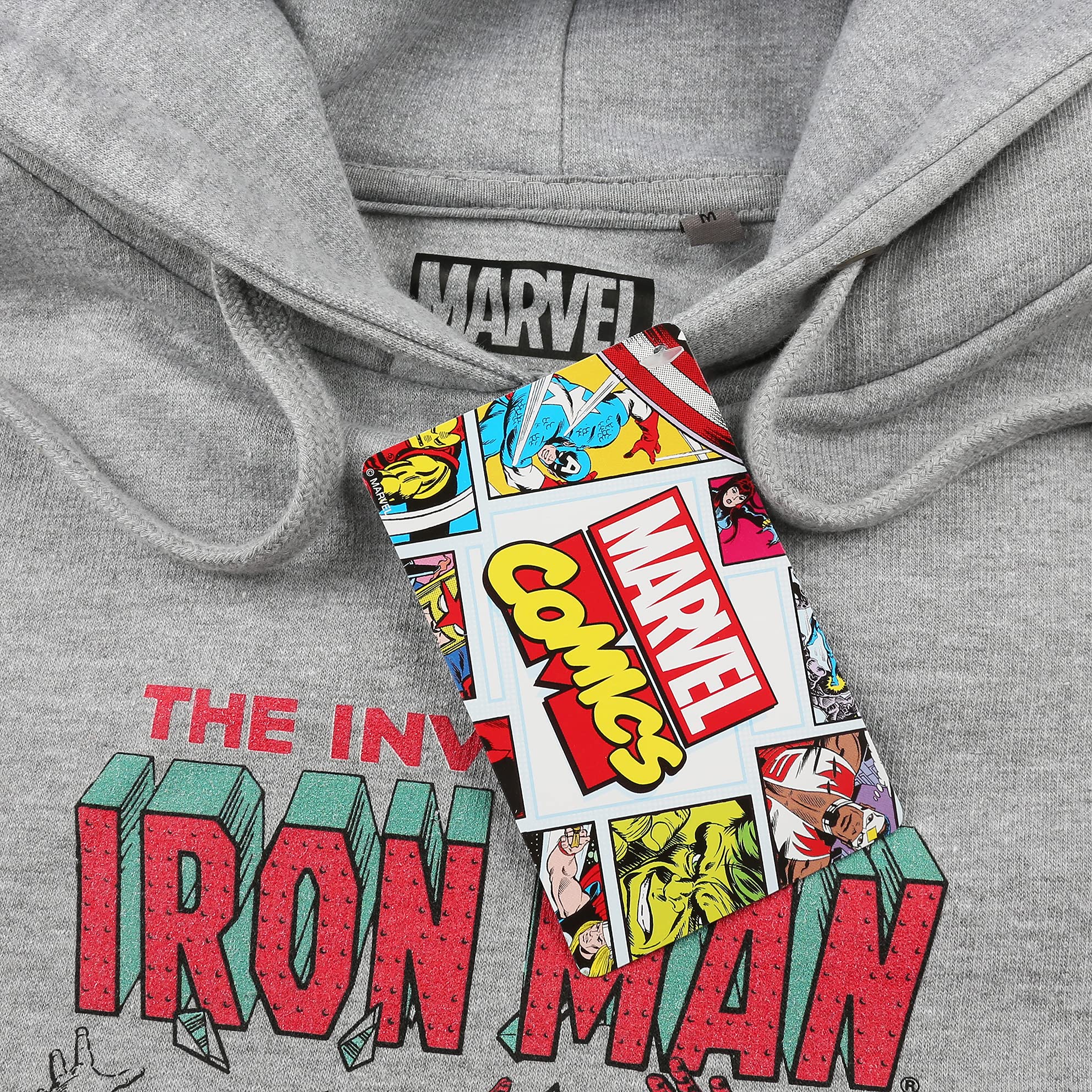Marvel Iron Man Blast Chaqueta con Capucha de Skateboarding Hombre (Pack de 1)