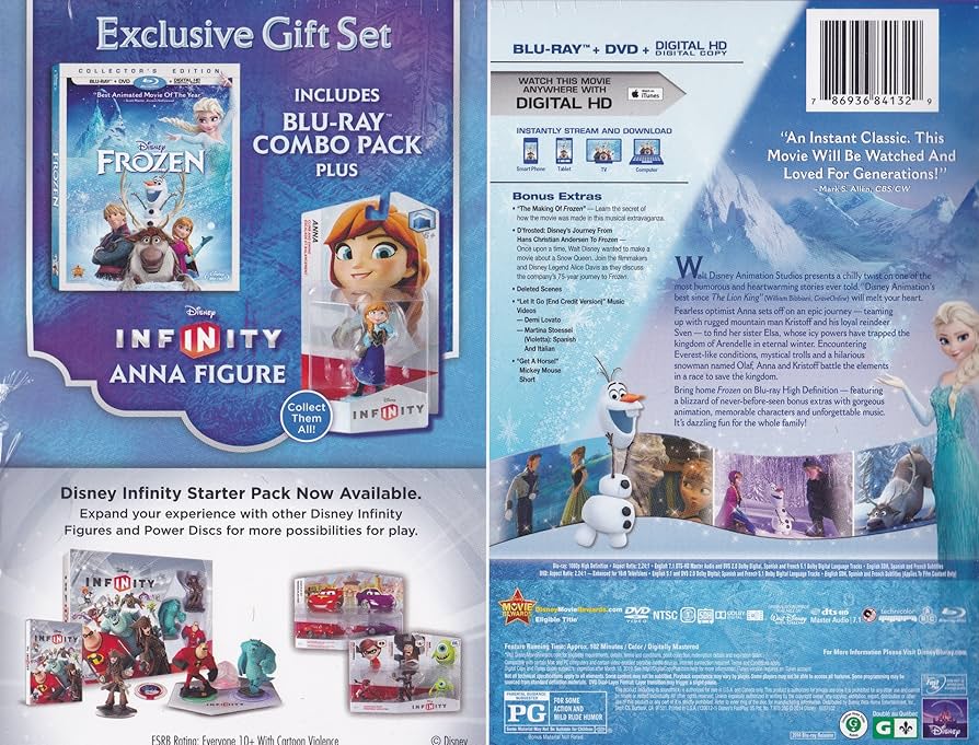 (未使用･未開封品)　Frozen(Blu-ray+DVD)北米版 2014 [Import] v1yptgt 未使用・未開封品) Frozen(Blu-ray+DVD)北米版 2014 [Import