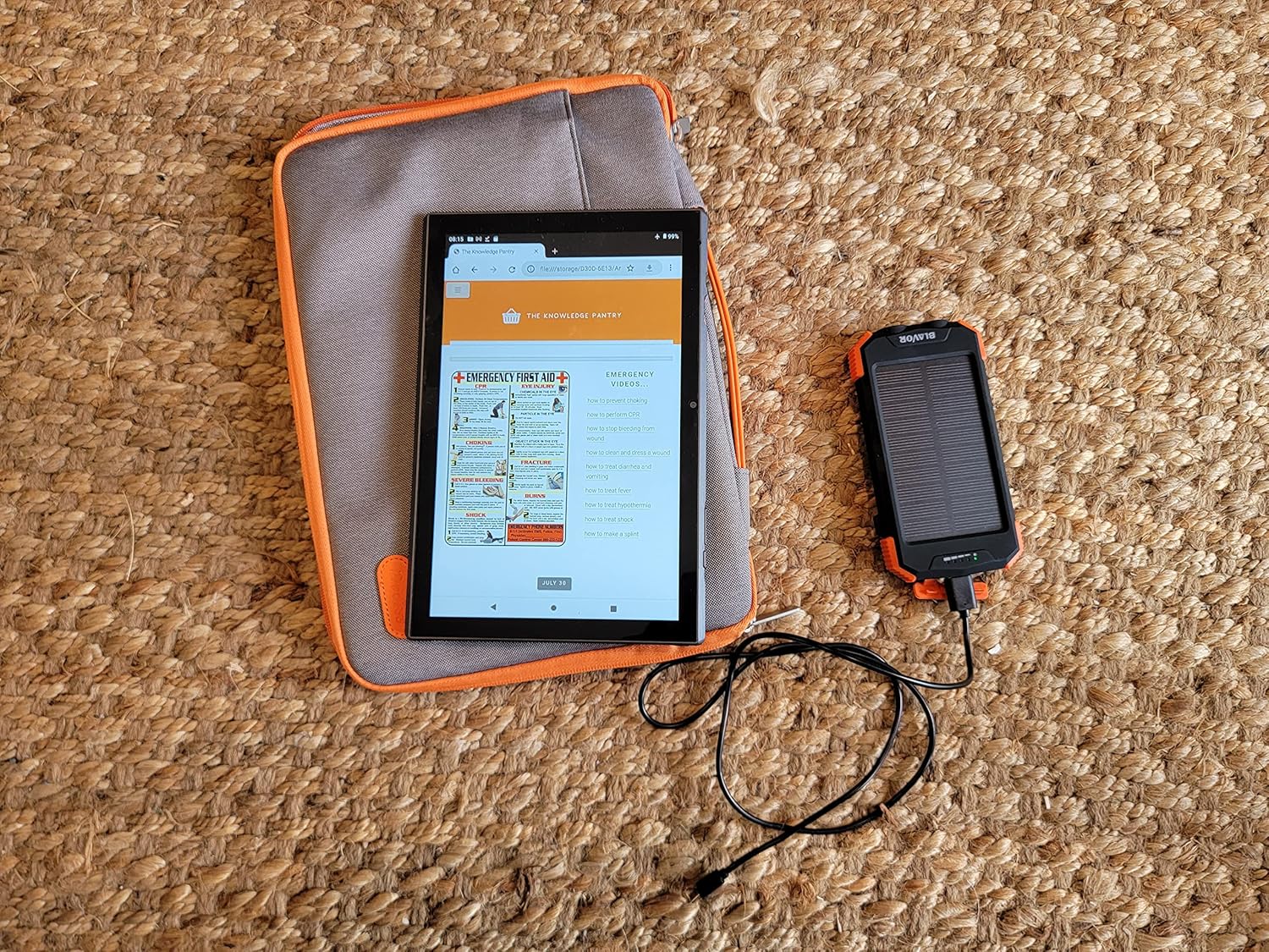 Fully Loaded Knowledge Pantry Tablet for preppers