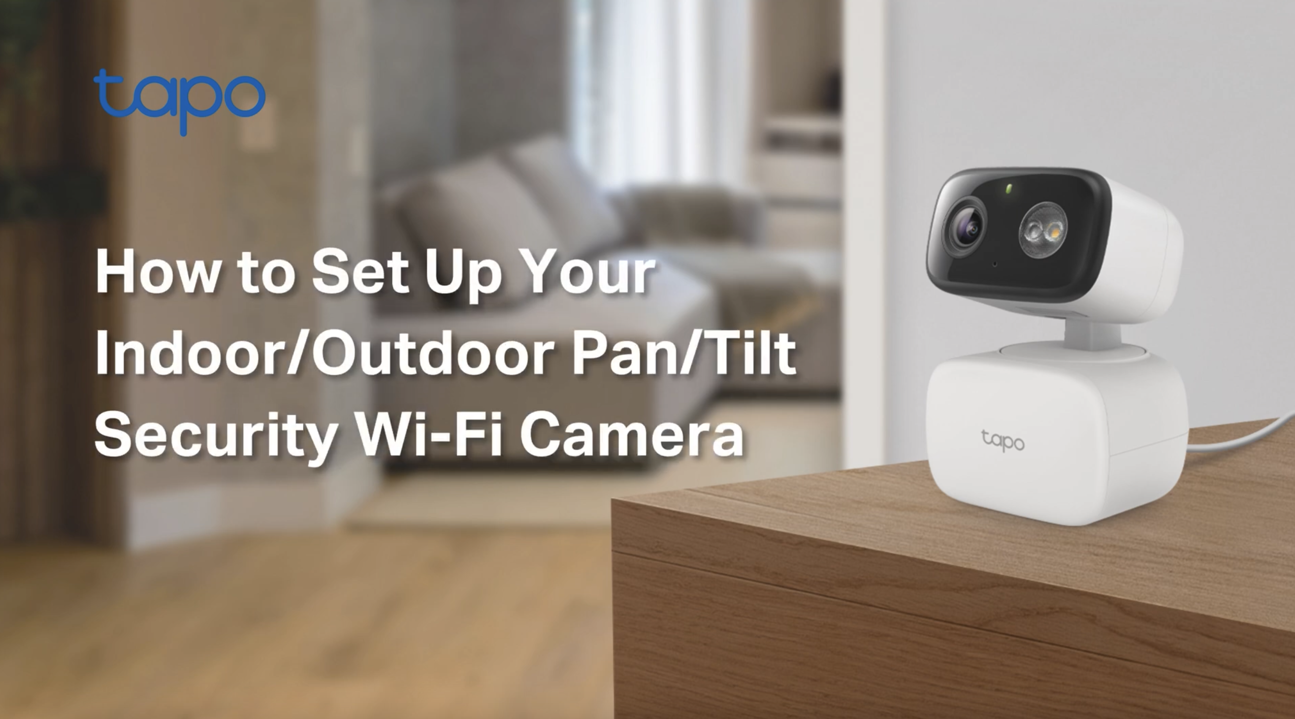 TP-Link Tapo 1080p Full HD bewakingscamera, wifi, pan/tilt, 360 graden