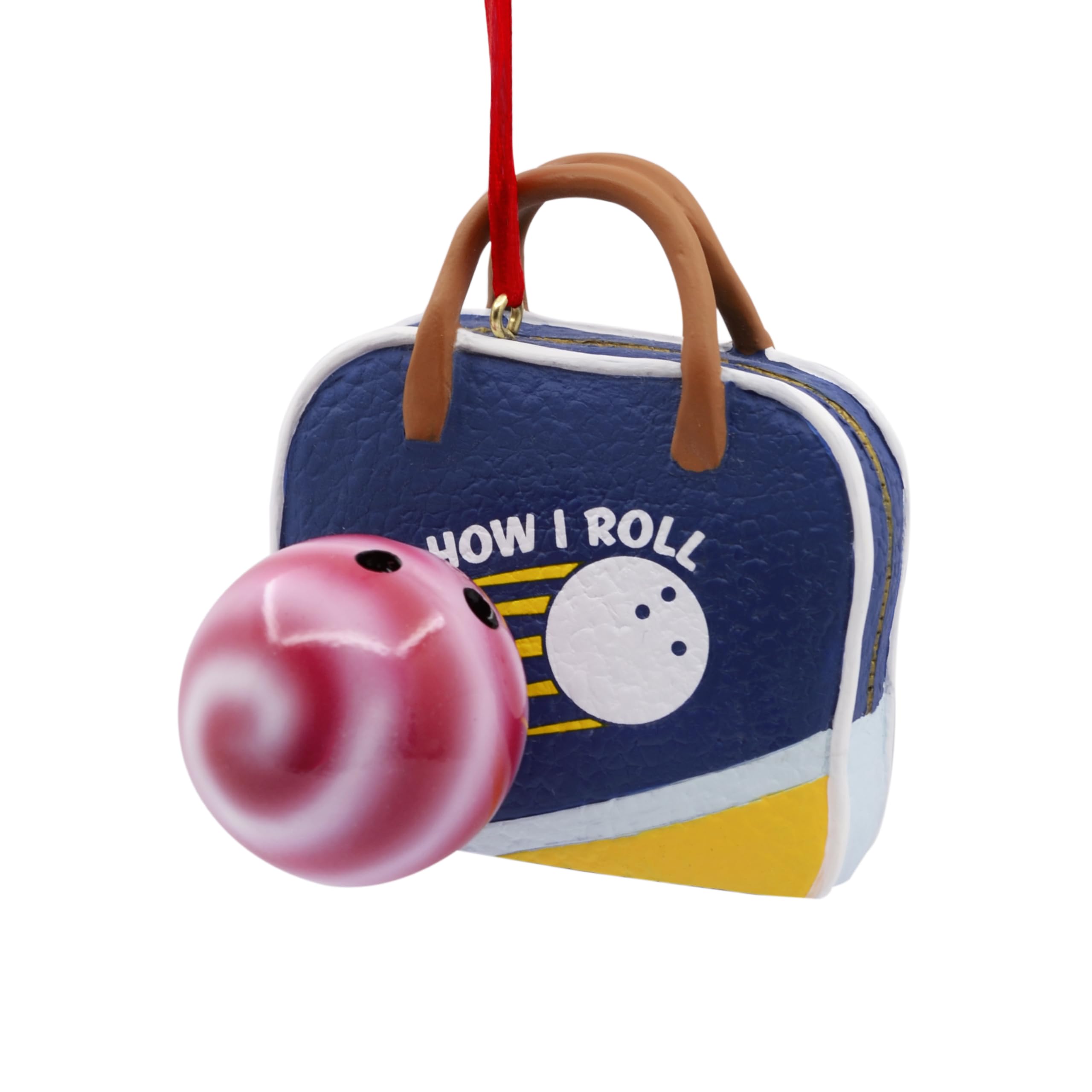 Hallmark Bowling Ball and Bag Christmas Ornament