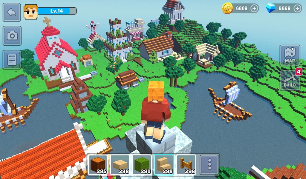 Block Craft Valley Building for Android