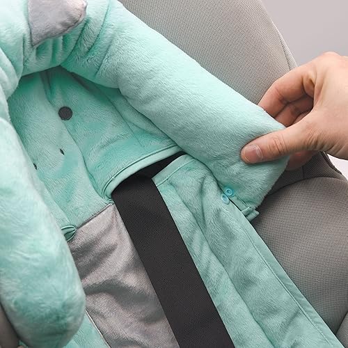 Miniatura 5 de Travel Bug Juego de 3 piezas de soporte para la cabeza y fundas de correa para bebés y niños pequeños para asientos de automóvil, cochecitos y