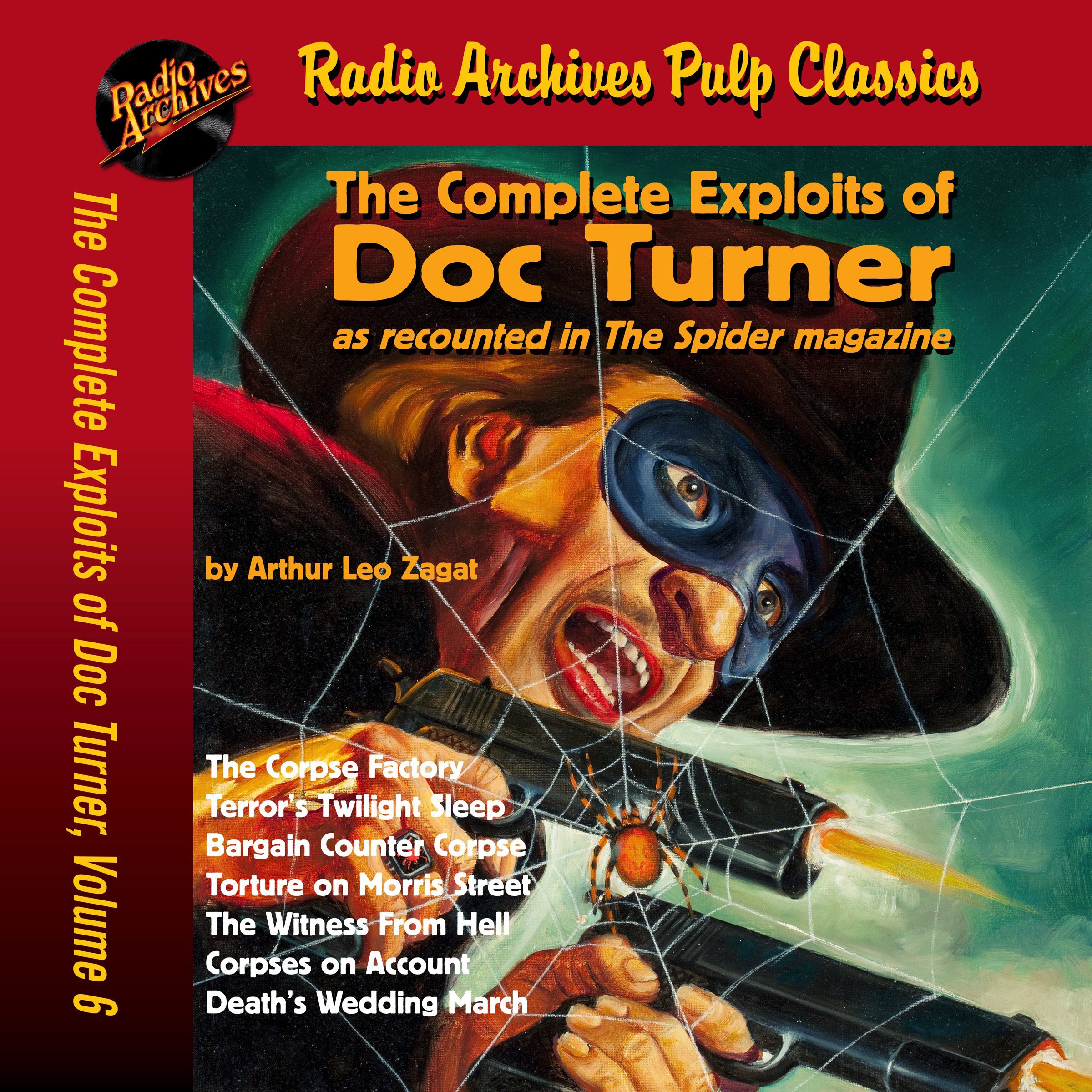 Cover art for The Complete Exploits of Doc Turner as Recounted in The Spider Magazine