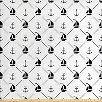 Vista 83 de Lunarable The Yard, tela de mariposa de The Yard, colorido patrón de insectos con alas para primavera, diseño de dibujos animados, tela de Morado