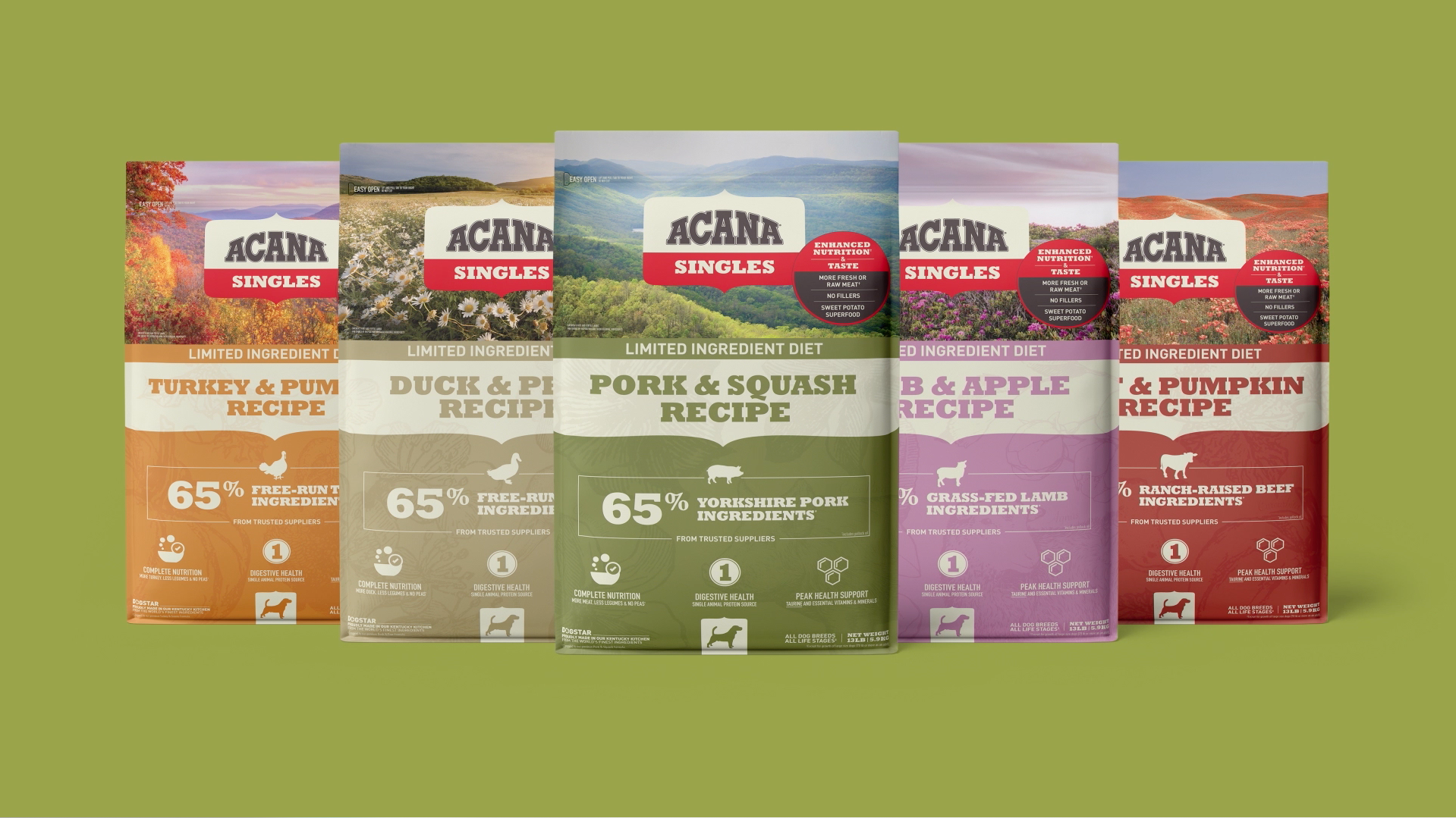 ACANA® Singles Limited Ingredient Dry Dog Food, Grain-free, High Protein, Beef & Pumpkin, 4.5lb - Image 8