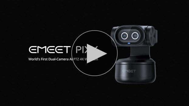 EMEET PIXy デュアルカメラ PTZ 4Kウェブカメラ EMEET PIXY Dual-Camera AI PTZ 4K Webcam