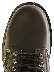 Amazon.com: Cactus Men's 622 Black Leather Work Boots Size