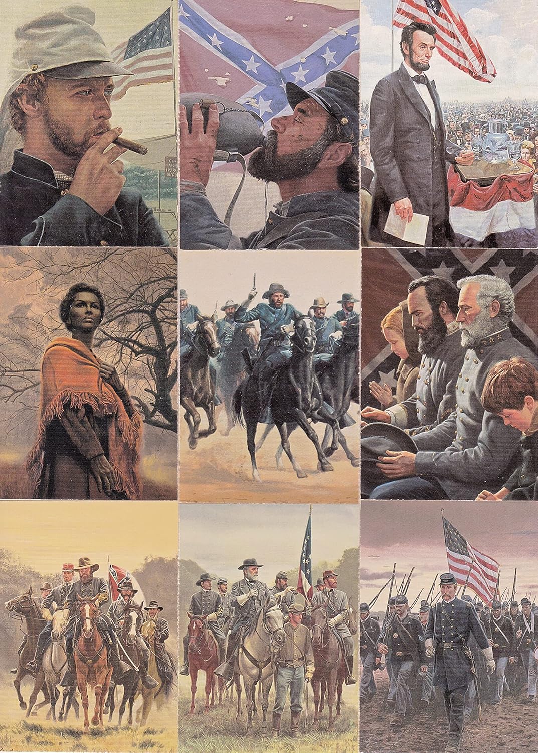Mort Kunstler The Civil War Series 1 1996 Keepsake Collections Complete