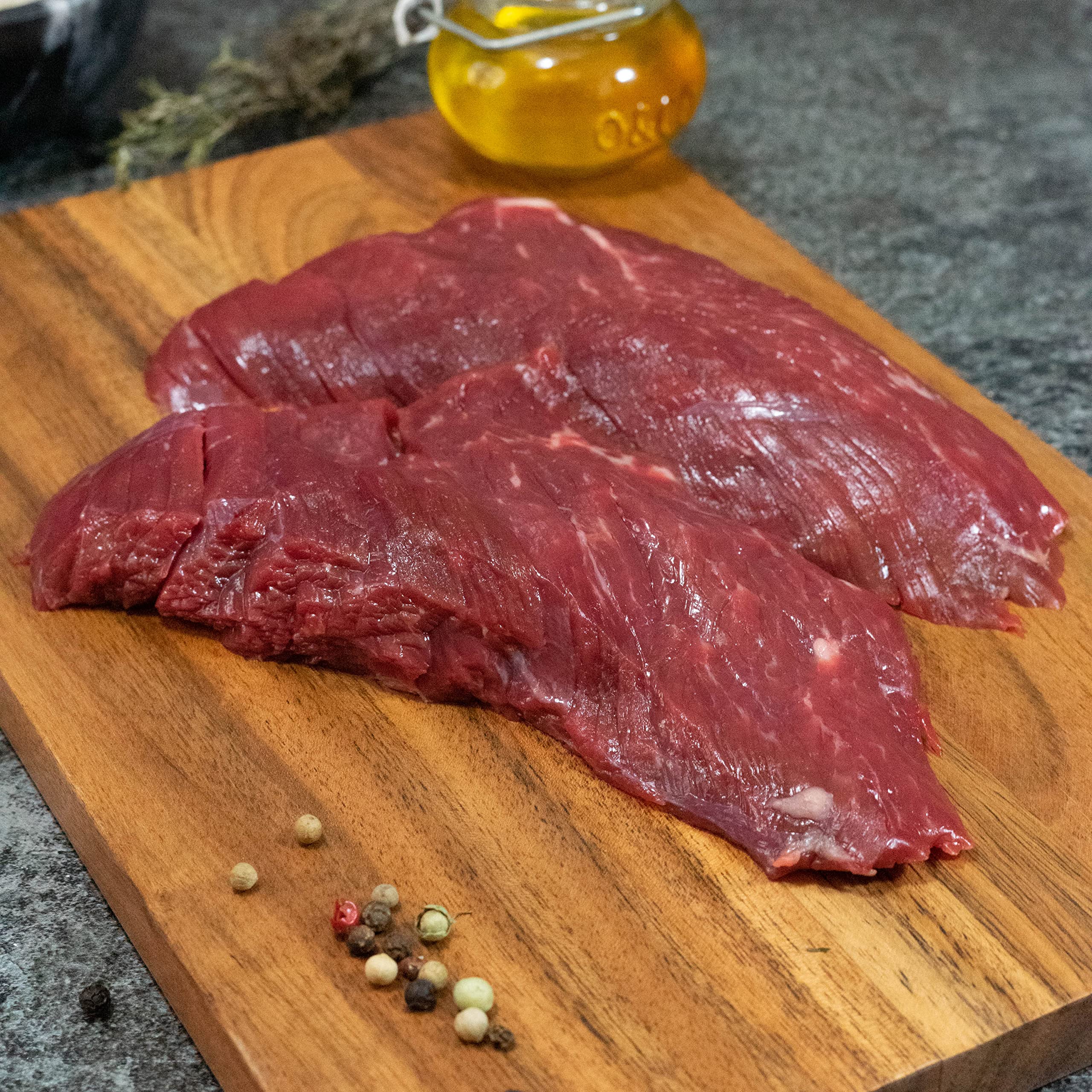 SELECTIV viandes d'exception | Bœuf Angus Grande-Bretagne : 6 Bavettes d'aloyau 6x180g - 1080g | Ultra-Frais