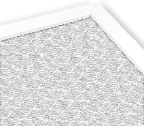 Miniatura 4 de Tablero de anuncios de corcho personalizado de 30 x 20 pulgadas, tablero de póster de color gris claro con un tablero de fotos estilo lienzo,