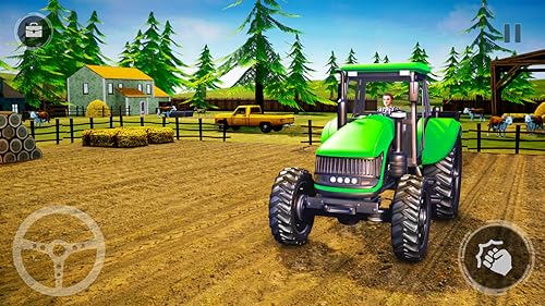 jogo de simulador de agricultura - feliz aventura de vida na cidade da fazenda, crescer e colher