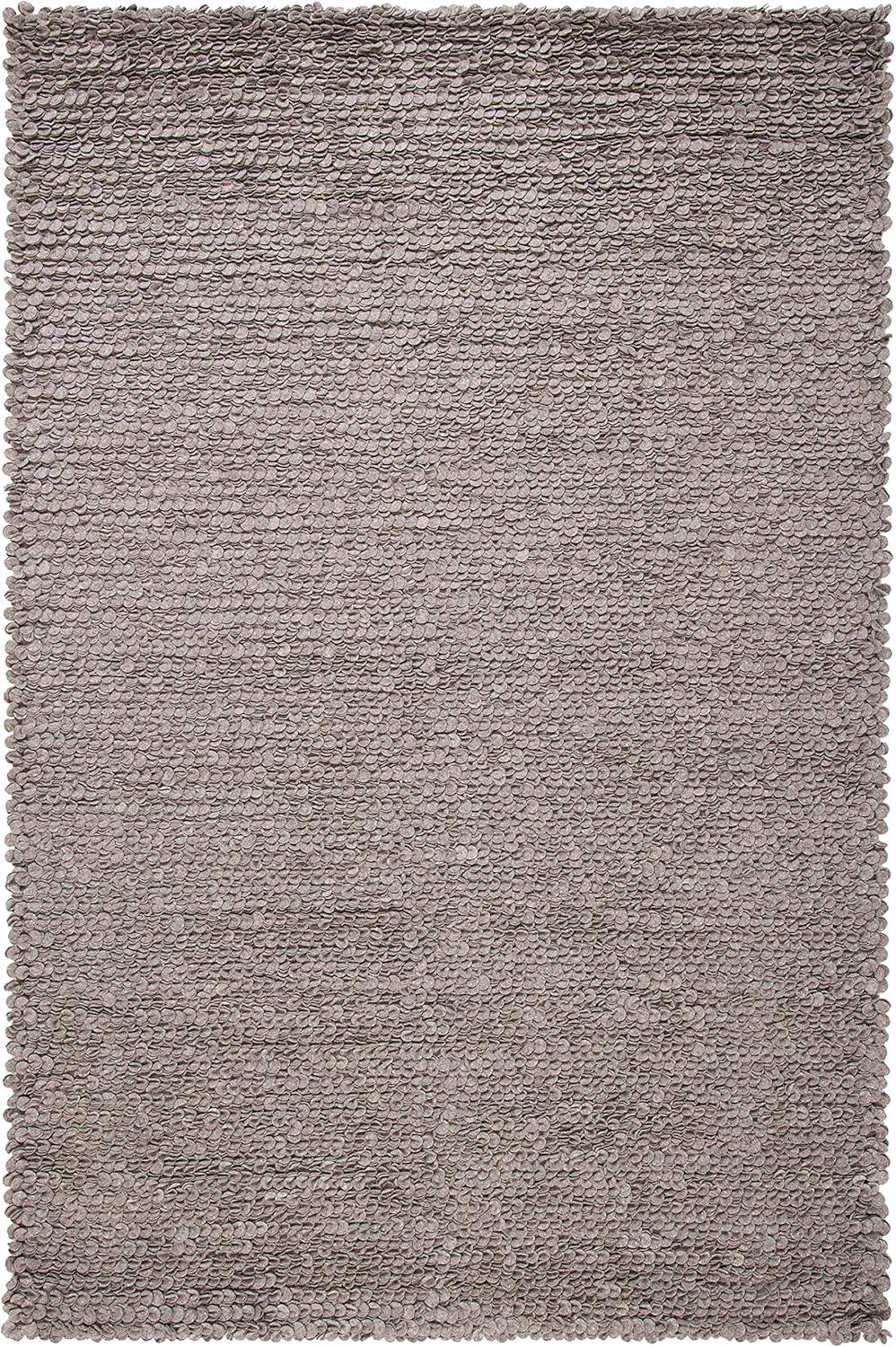 SAFAVIEH Manhattan Collection Area Rug - 8' x 10', Grey, Handmade Modern Wool, Ideal for High Traffic Areas in Living Room, Bedroom (MAN415B)