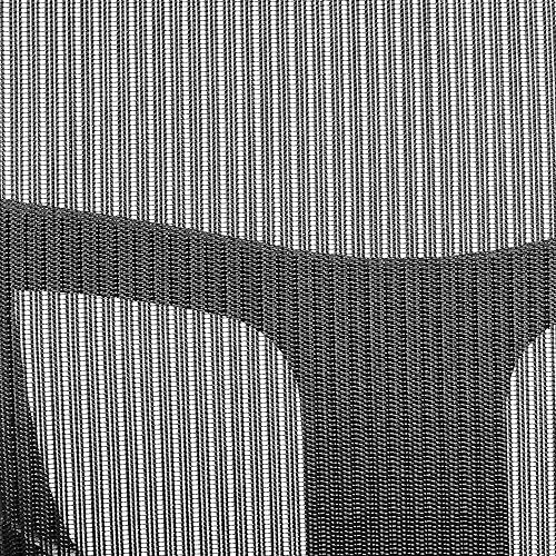 Miniatura 11 de Lorell Silla de oficina con taburete de trinquete, diseño ergonómico de respaldo medio con malla transpirable, asiento de tela acolchada, anillo de