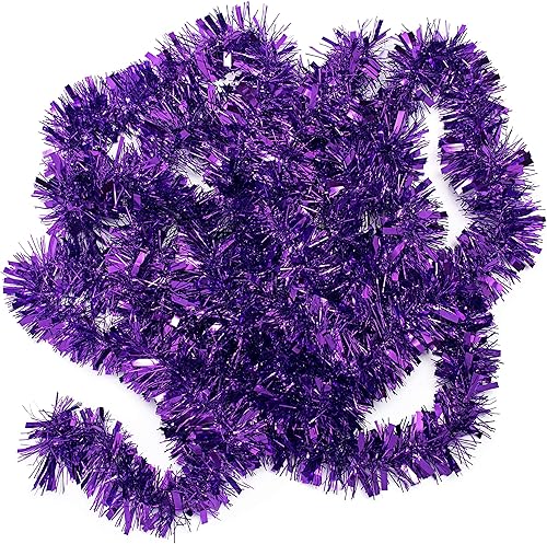 Miniatura 4 de Anderson's 1- Guirnalda retorcida de oropel color metálico de 10.16 cm x 7.62 m (4 pulgadas de ancho x 25 pies de largo).