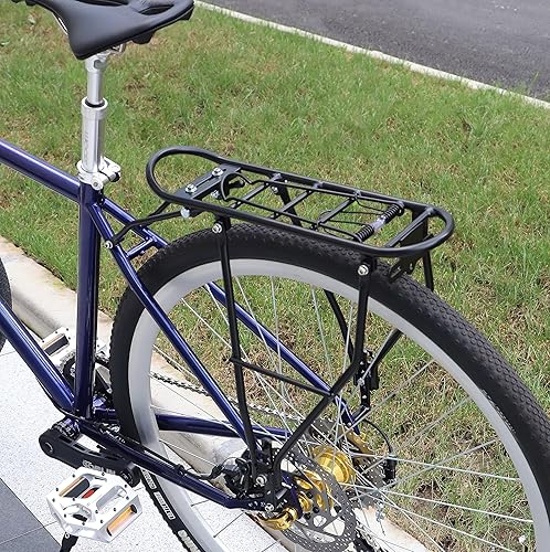 Miniatura 9 de L-TWOO Portabicicletas de aleación ligera de aluminio con altura ajustable para bicicleta de 24 a 28 pulgadas  700 C para bicicleta de montaña y