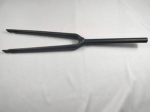 Miniatura 6 de Horquilla de bicicleta de carretera Horquilla de 1 "Horquilla de tubo recto Horquillas de fibra de carbono completa 700C Horquilla de carbono Negro