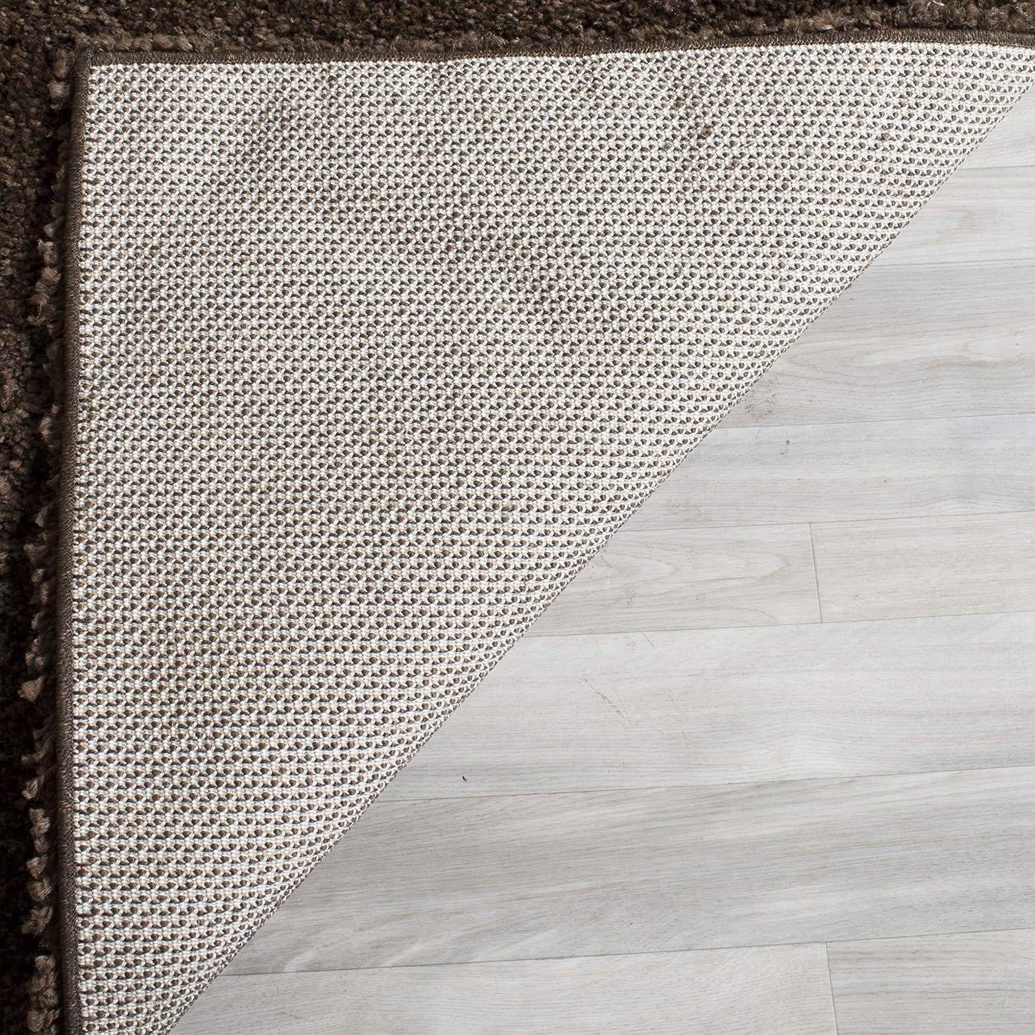 SAFAVIEH Santa Monica Shag Collection Runner Rug - 2'3" x 11', Brown, Solid Design, Non-Shedding & Easy Care, 2-inch Thick Ideal for High Traffic Areas in Living Room, Bedroom (SGN725-2727)